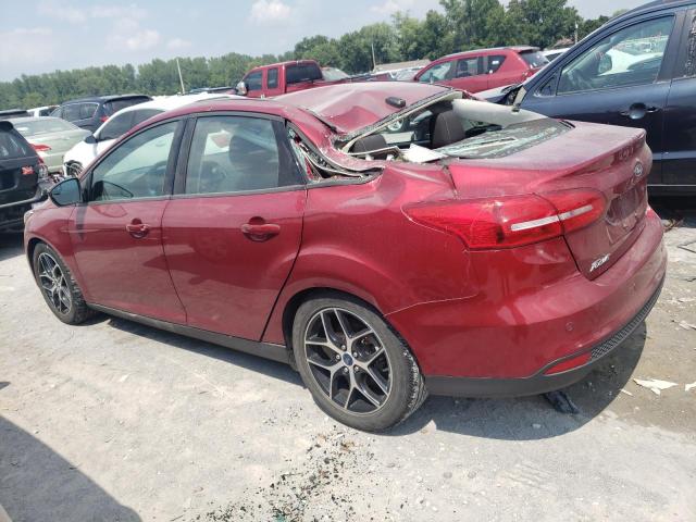 1FADP3H21HL274960 - 2017 FORD FOCUS SEL RED photo 2