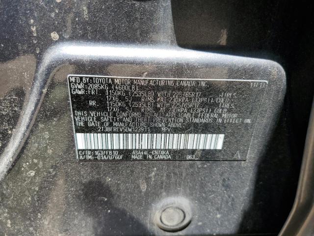 2T3BFREV5DW123911 - 2013 TOYOTA RAV4 LE CHARCOAL photo 14