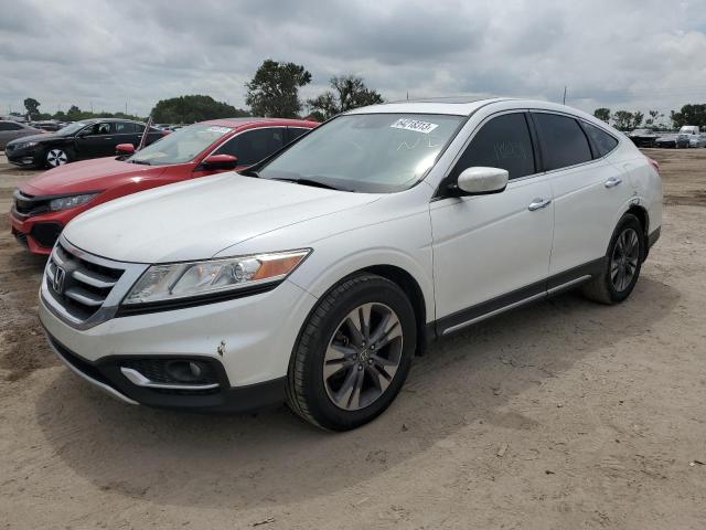 5J6TF1H54DL002740 - 2013 HONDA CROSSTOUR EXL WHITE photo 1