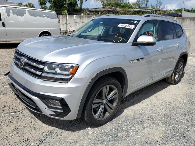 1V2SR2CA9KC519286 - 2019 VOLKSWAGEN ATLAS SEL SILVER photo 1