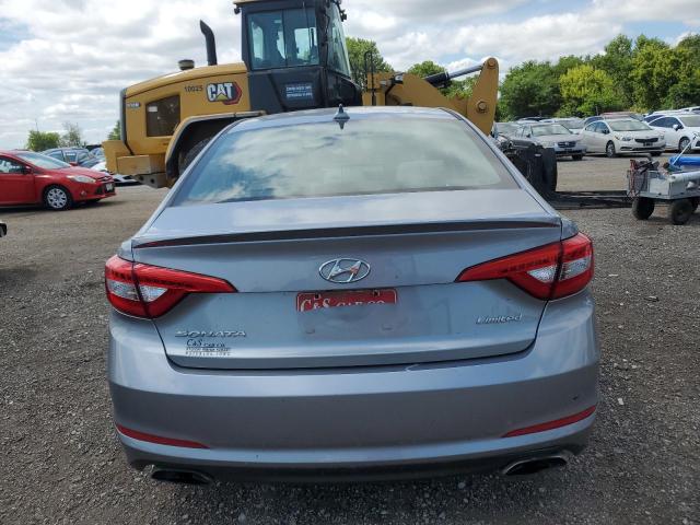 5NPE34AF1HH545856 - 2017 HYUNDAI SONATA SPORT GRAY photo 6