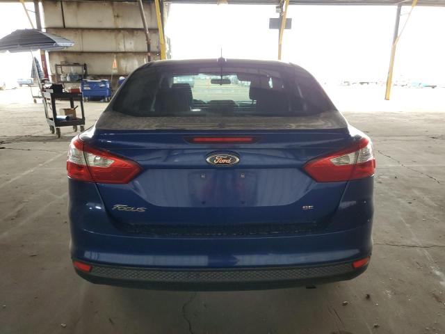 1FAHP3F26CL290651 - 2012 FORD FOCUS SE BLUE photo 6