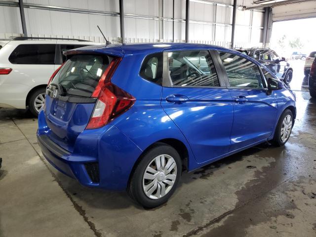 3HGGK5H56FM730086 - 2015 HONDA FIT LX BLUE photo 3