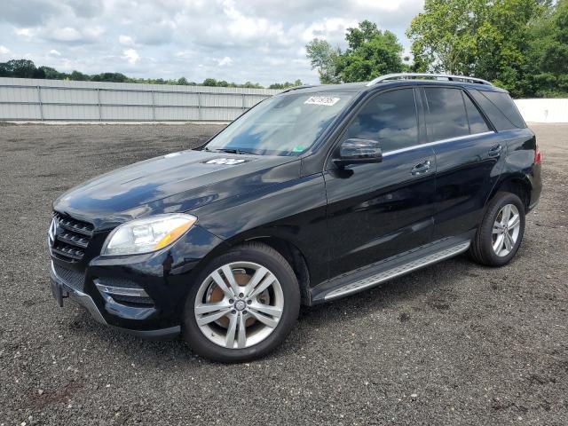 4JGDA5HB9EA276658 - 2014 MERCEDES-BENZ ML 350 4MATIC BLACK photo 1