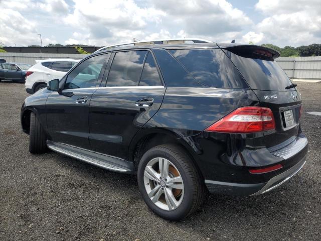 4JGDA5HB9EA276658 - 2014 MERCEDES-BENZ ML 350 4MATIC BLACK photo 2