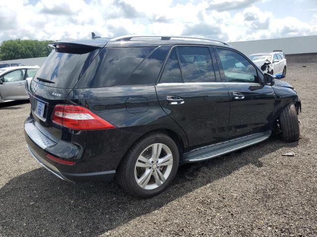 4JGDA5HB9EA276658 - 2014 MERCEDES-BENZ ML 350 4MATIC BLACK photo 3