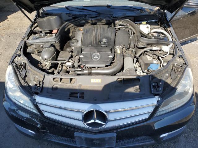 WDDGF4HB8CR191750 - 2012 MERCEDES-BENZ C 250 BLACK photo 11