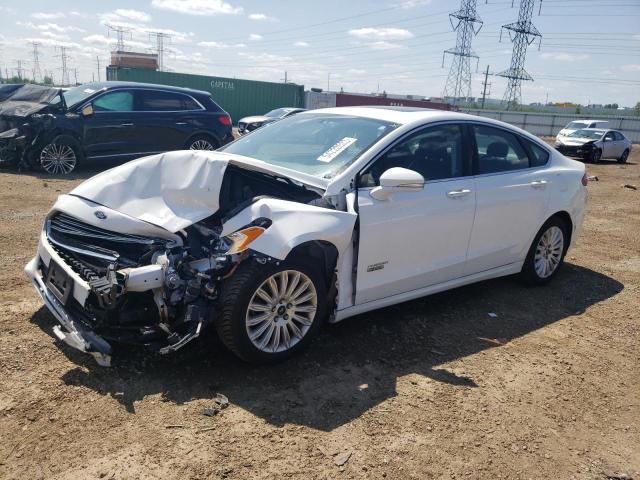 3FA6P0PU7GR338803 - 2016 FORD FUSION SE PHEV WHITE photo 1