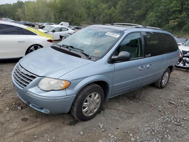 2C4GP64L95R513858 - 2005 CHRYSLER TOWN&COUNT LIMITED BLUE photo 1