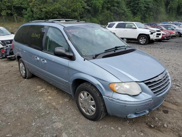 2C4GP64L95R513858 - 2005 CHRYSLER TOWN&COUNT LIMITED BLUE photo 4