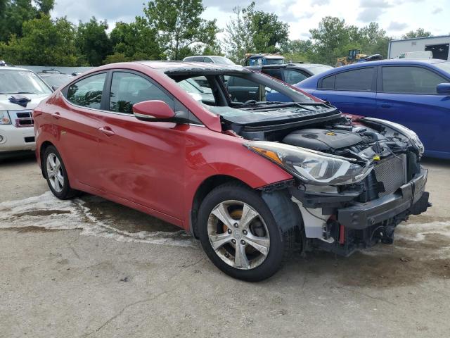 KMHDH4AE0GU553032 - 2016 HYUNDAI ELANTRA SE RED photo 4