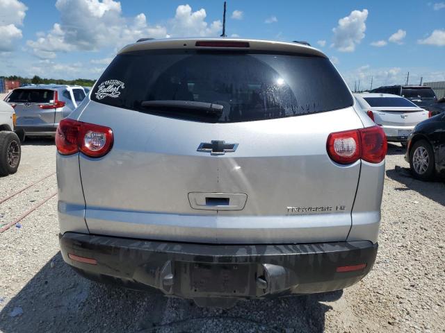 1GNKRFED1CJ346934 - 2012 CHEVROLET TRAVERSE LS SILVER photo 6