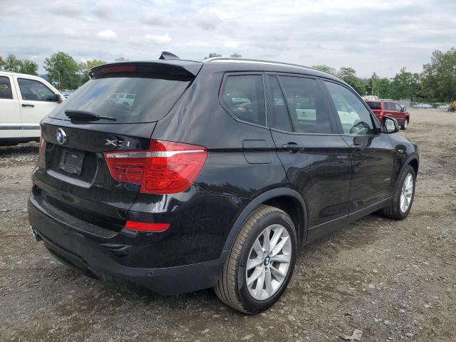 5UXWX9C32H0T24254 - 2017 BMW X3 XDRIVE28I BLACK photo 3