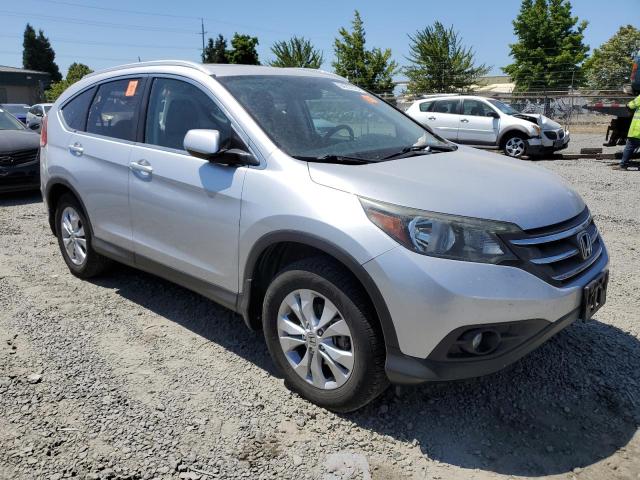 2HKRM4H78EH693513 - 2014 HONDA CR-V EXL SILVER photo 4