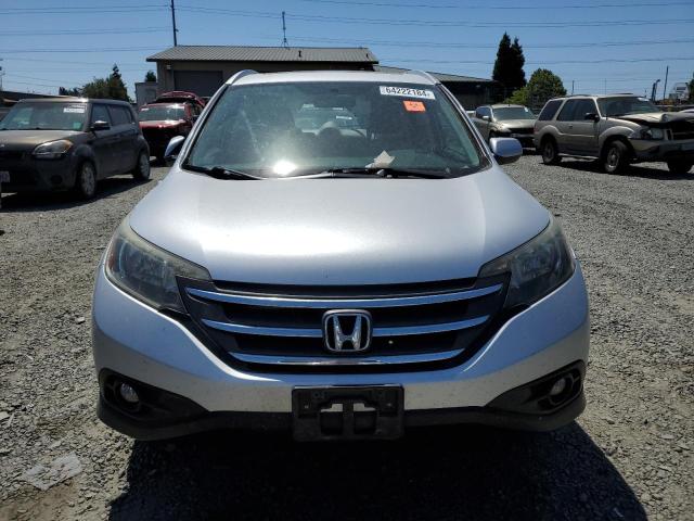 2HKRM4H78EH693513 - 2014 HONDA CR-V EXL SILVER photo 5