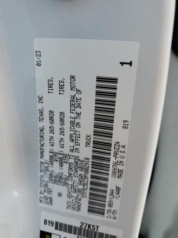 5TFMC5EC5PX002918 - 2023 TOYOTA TUNDRA CREWMAX PLATINUM 白色 照片 13