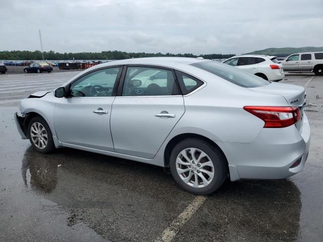 3N1AB7AP5KY337827 - 2019 NISSAN SENTRA S SILVER photo 2
