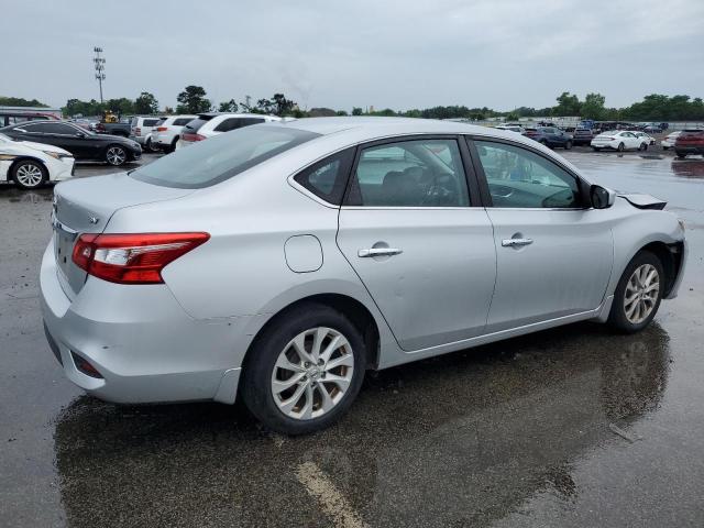 3N1AB7AP5KY337827 - 2019 NISSAN SENTRA S SILVER photo 3
