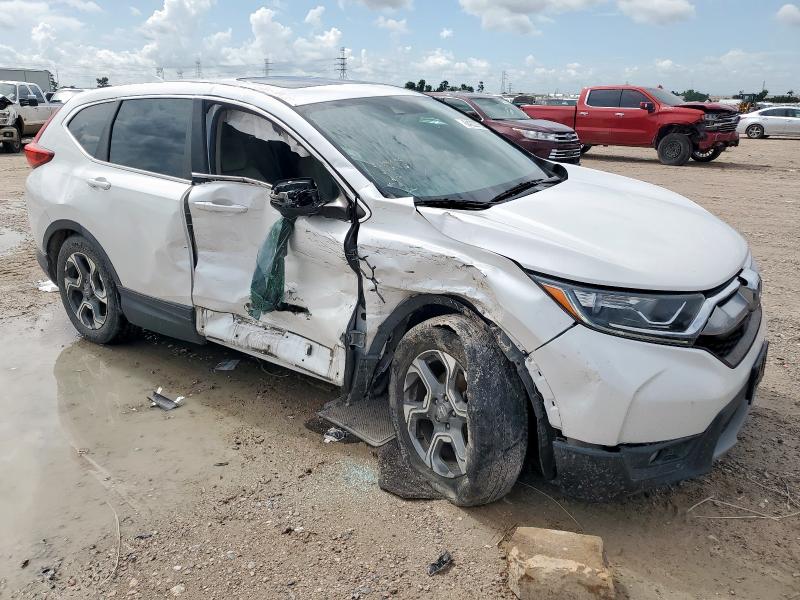 5J6RW1H59KA036997 - 2019 HONDA CR-V EX Blanc photo 4