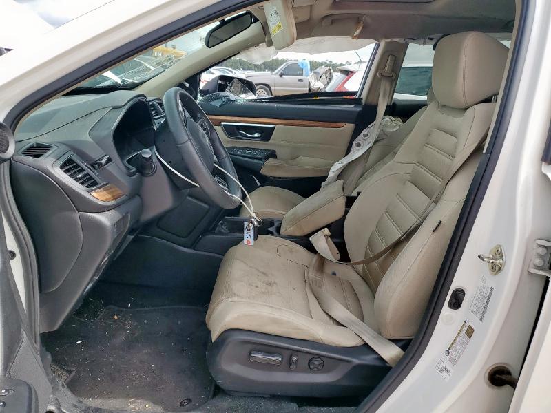 5J6RW1H59KA036997 - 2019 HONDA CR-V EX Blanc photo 7