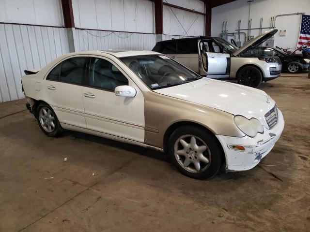 WDBRF81JX4F512927 - 2004 MERCEDES-BENZ C 240 4MATIC WHITE photo 4