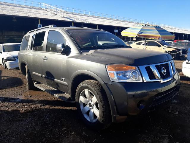 5N1AA08C28N608306 - 2008 NISSAN ARMADA SE GRAY photo 1