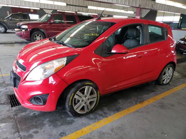 KL8CD6S93EC555782 - 2014 CHEVROLET SPARK 1LT RED photo 1