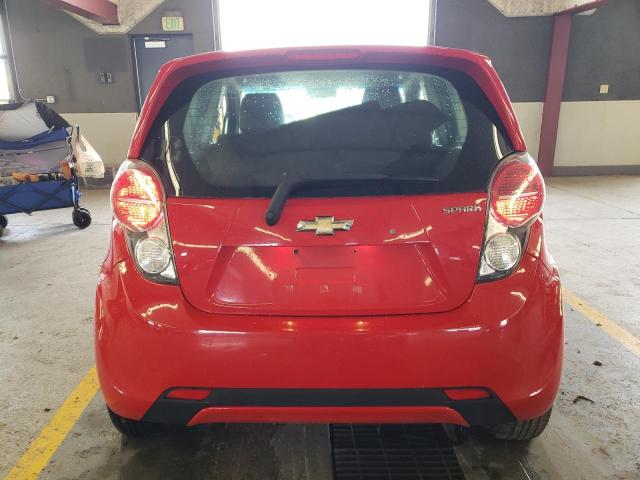 KL8CD6S93EC555782 - 2014 CHEVROLET SPARK 1LT RED photo 6