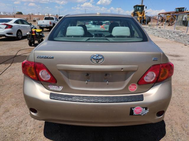 1NXBU4EE7AZ278263 - 2010 TOYOTA COROLLA BASE GOLD photo 6