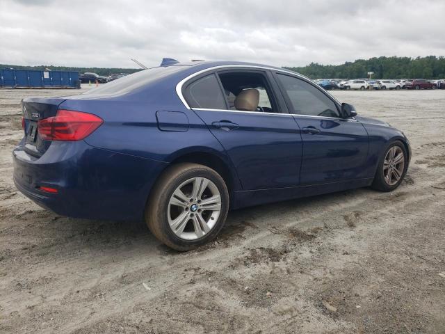 WBA8B9G5XJNU98356 - 2018 BMW 330 I BLUE photo 3