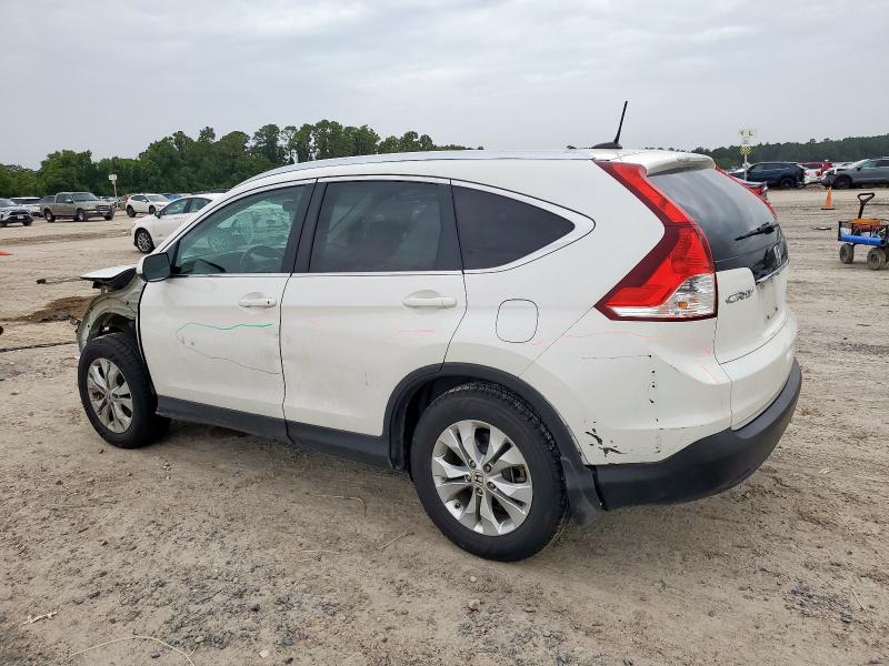 5J6RM4H71DL044902 - 2013 HONDA CR-V EXL WHITE photo 2
