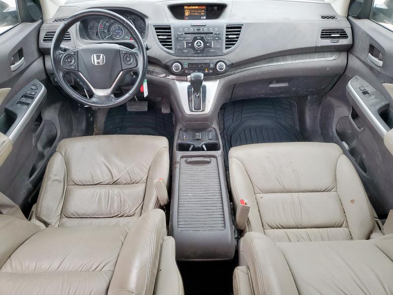 5J6RM4H71DL044902 - 2013 HONDA CR-V EXL WHITE photo 8