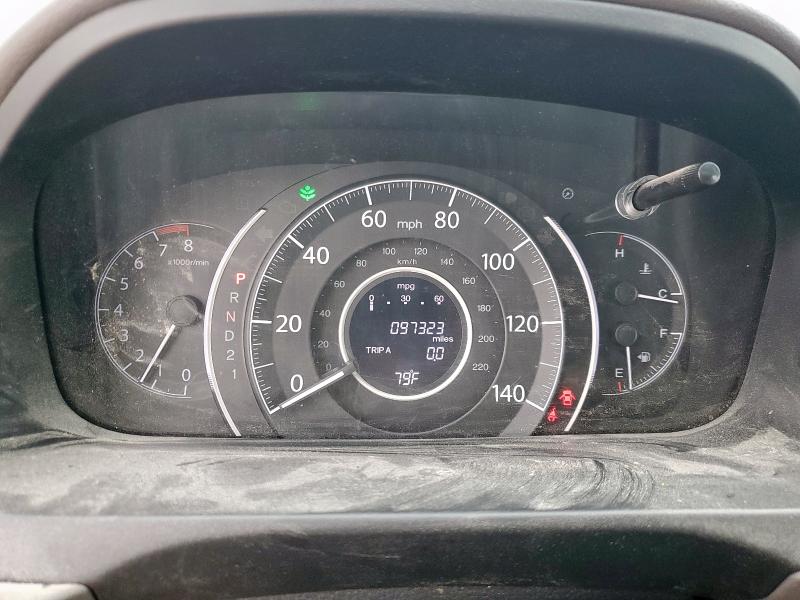 5J6RM4H71DL044902 - 2013 HONDA CR-V EXL WHITE photo 9