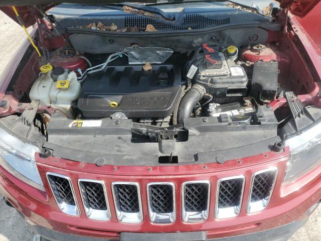 1C4NJDBB1ED891523 - 2014 JEEP COMPASS SPORT RED photo 12