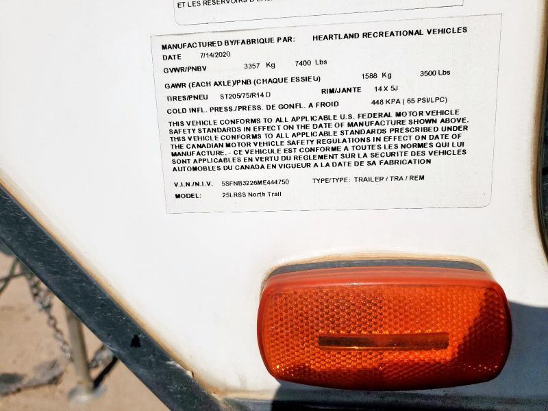 5SFNB3226ME444750 - 2021 HEARTLAND NT 25LRSS 双色 照片 10
