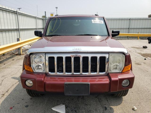 1J8HG48K97C527581 - 2007 JEEP COMMANDER RED photo 5