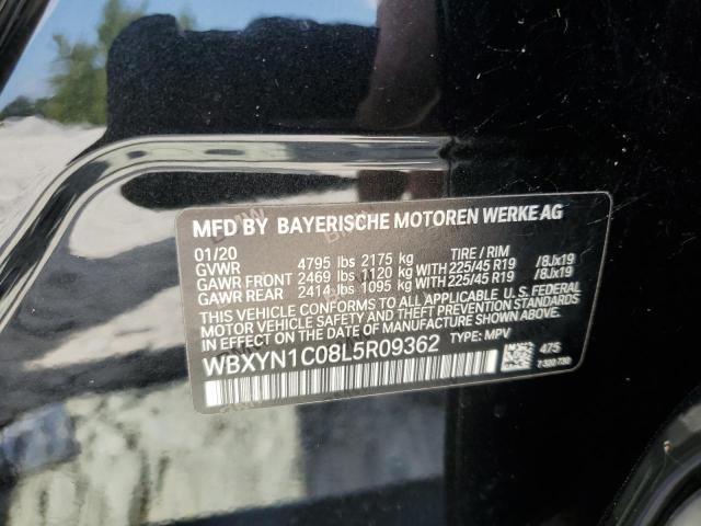 WBXYN1C08L5R09362 - 2020 BMW X2 M35I BLACK photo 14
