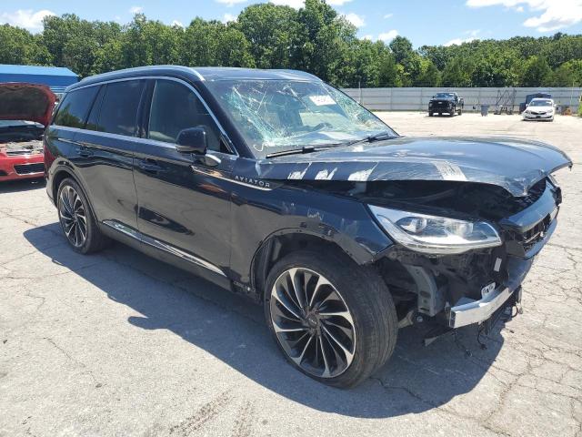 5LM5J7XC7MGL07084 - 2021 LINCOLN AVIATOR RESERVE BLUE photo 4