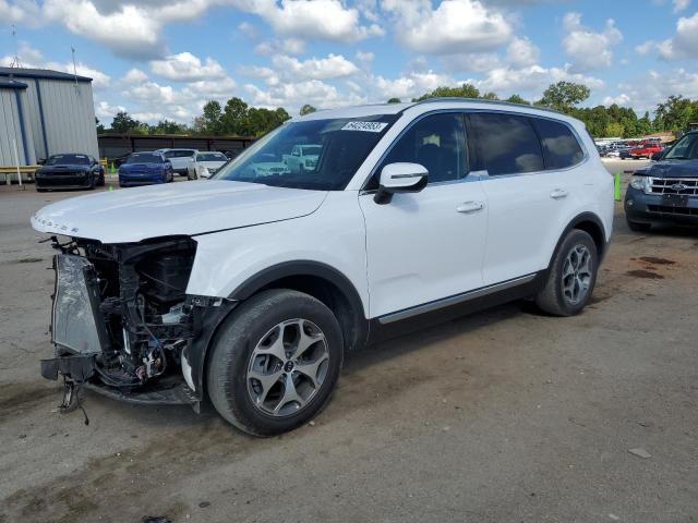 5XYP34HC2MG181761 - 2021 KIA TELLURIDE EX WHITE photo 1