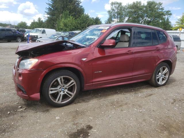 5UXWX7C50E0E78515 - 2014 BMW X3 XDRIVE35I RED photo 1