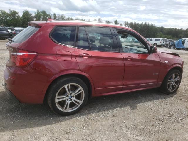 5UXWX7C50E0E78515 - 2014 BMW X3 XDRIVE35I RED photo 3