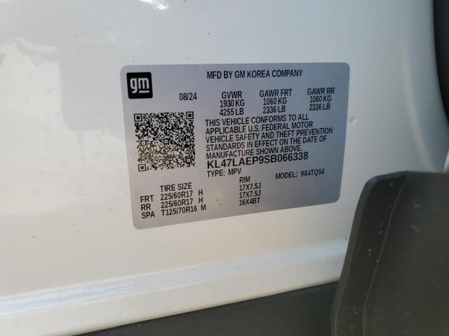 KL47LAEP9SB066338 - 2025 BUICK ENVISTA PREFERRED WHITE photo 12