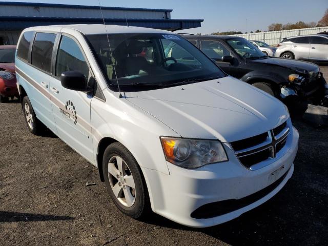 2C4RDGBG2DR820025 - 2013 DODGE GRAND CARA SE WHITE photo 1