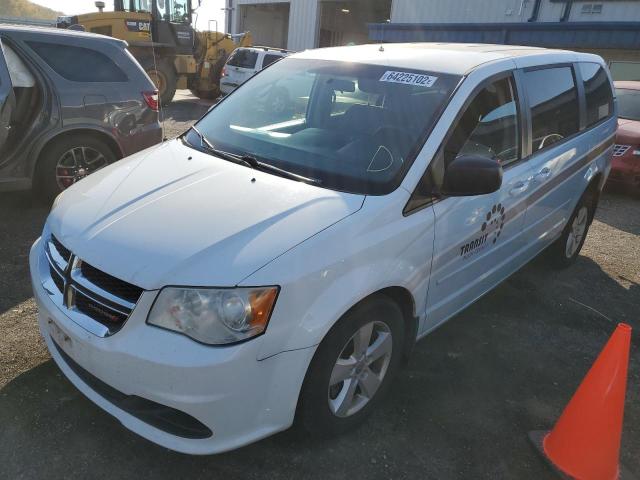 2C4RDGBG2DR820025 - 2013 DODGE GRAND CARA SE WHITE photo 2