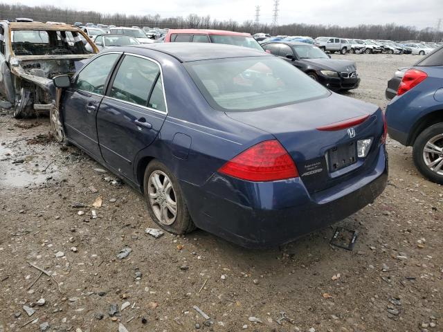 1HGCM56756A068608 - 2006 HONDA ACCORD EX BLUE photo 2