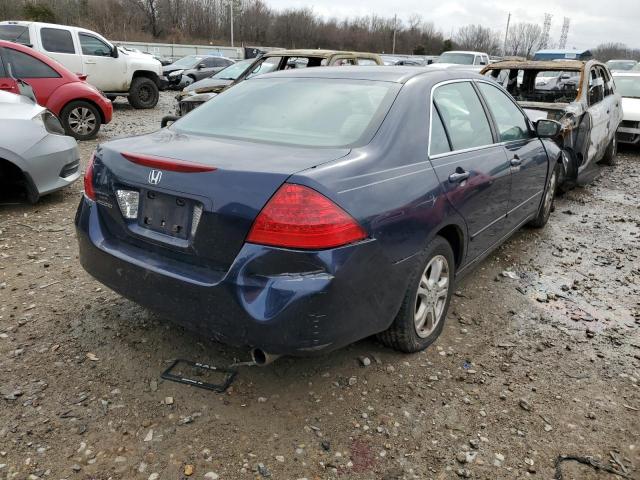 1HGCM56756A068608 - 2006 HONDA ACCORD EX BLUE photo 3