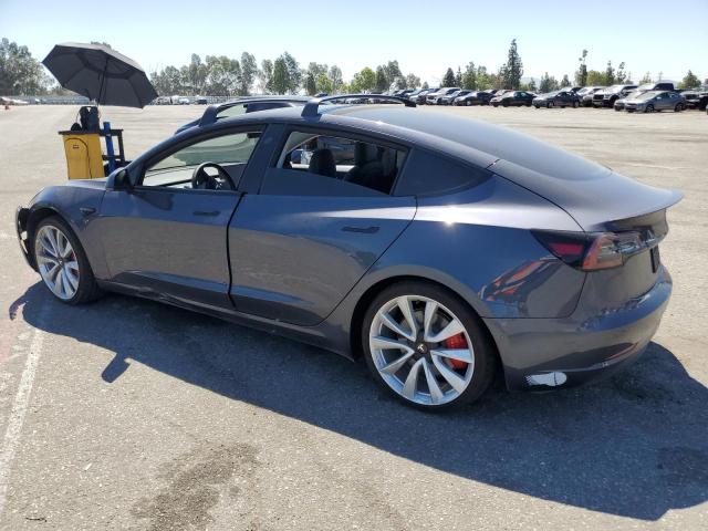 5YJ3E1EC1NF267308 - 2022 TESLA MODEL 3 灰色 照片 2