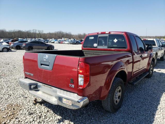 1N6BD06T36C423965 - 2006 NISSAN FRONTIER KING CAB XE RED photo 4