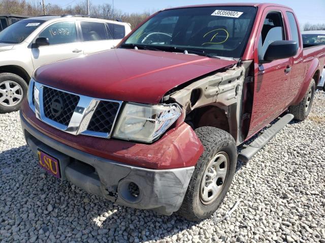 1N6BD06T36C423965 - 2006 NISSAN FRONTIER KING CAB XE RED photo 9