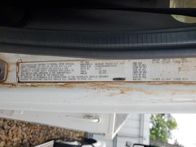 1FVACXDT6EHFZ3078 - 2014 FREIGHTLINER M2 106 MEDIUM DUTY WHITE photo 10